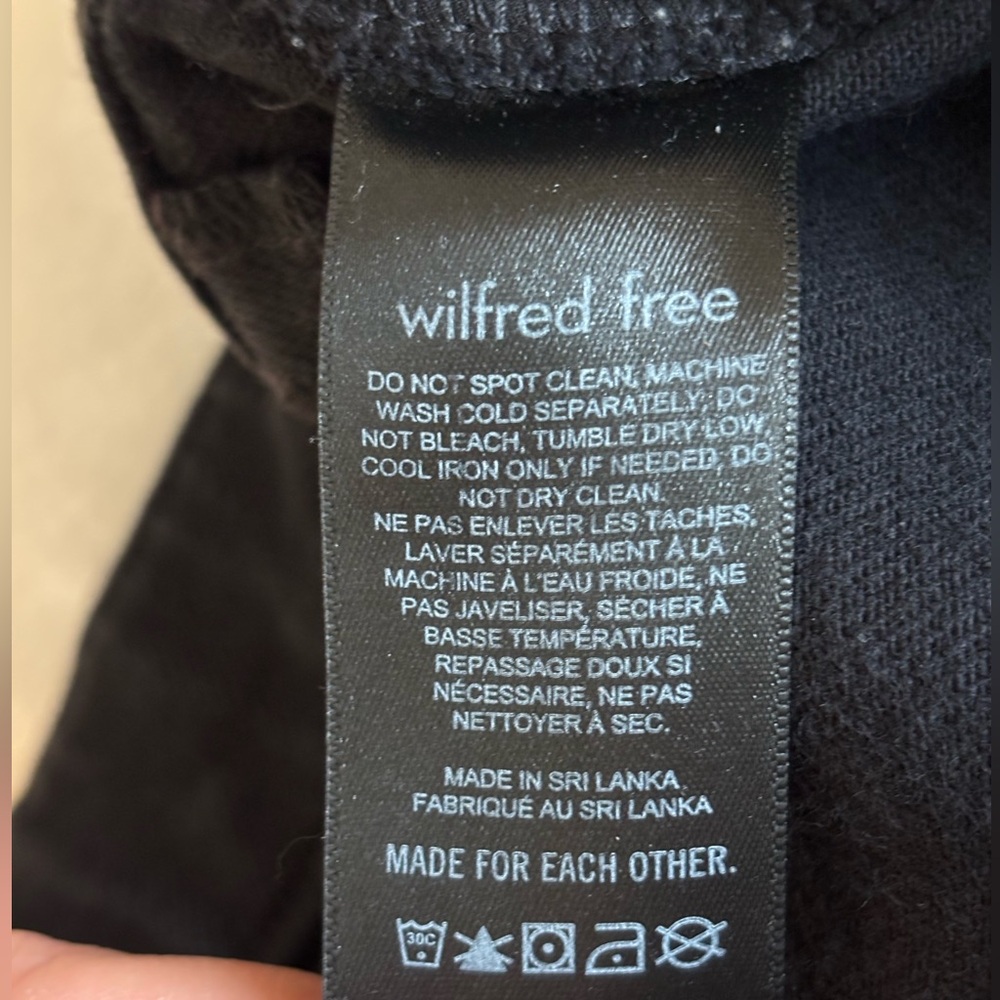 Wilfred Modern Cargo Pants Women’s 2 Wilfred Free Black High-Rise - Picture 9 of 10
